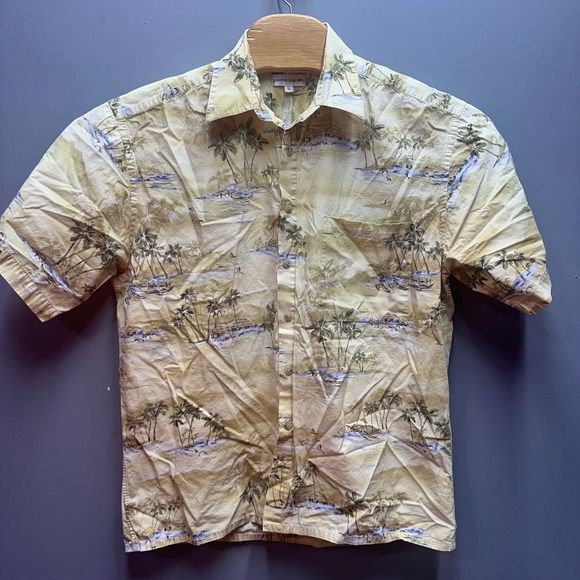 Pierre Cardin Other - Vintage Pierre Cardin Hawaiian Aloha Shirt Mens L Palm Beach Tropical